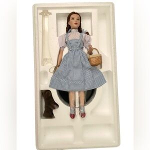 Dorothy & Toto Porcelain Doll – Mattel Timeless Treasures (2000) – NEW in Box